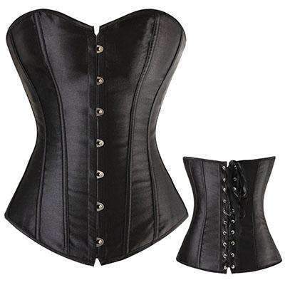 Bustier Lace up Boned Top Corset Waist Shaper