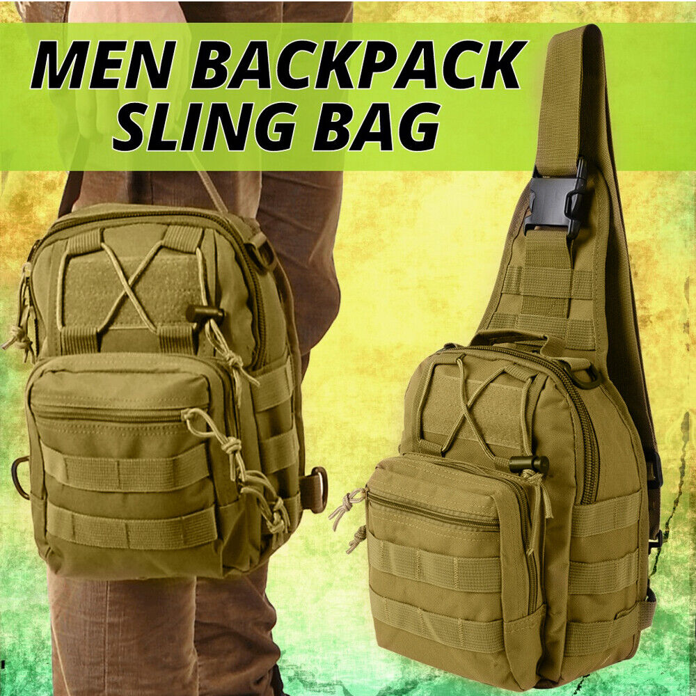 Tactical Chest Bag Backpack Military Sling Shoulder Fanny Pack Cross Body Pouch