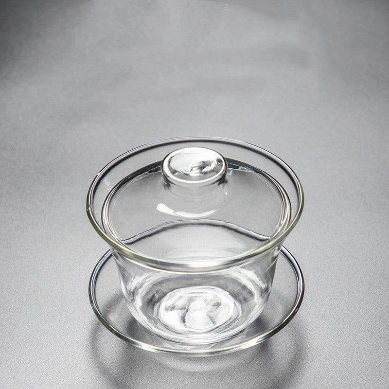 Pyrex Sancai Gaiwan Tea Cup High