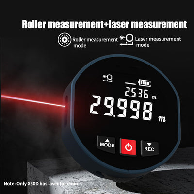 Curved Round Roller Electronic Ruler Laser Distance Measurement